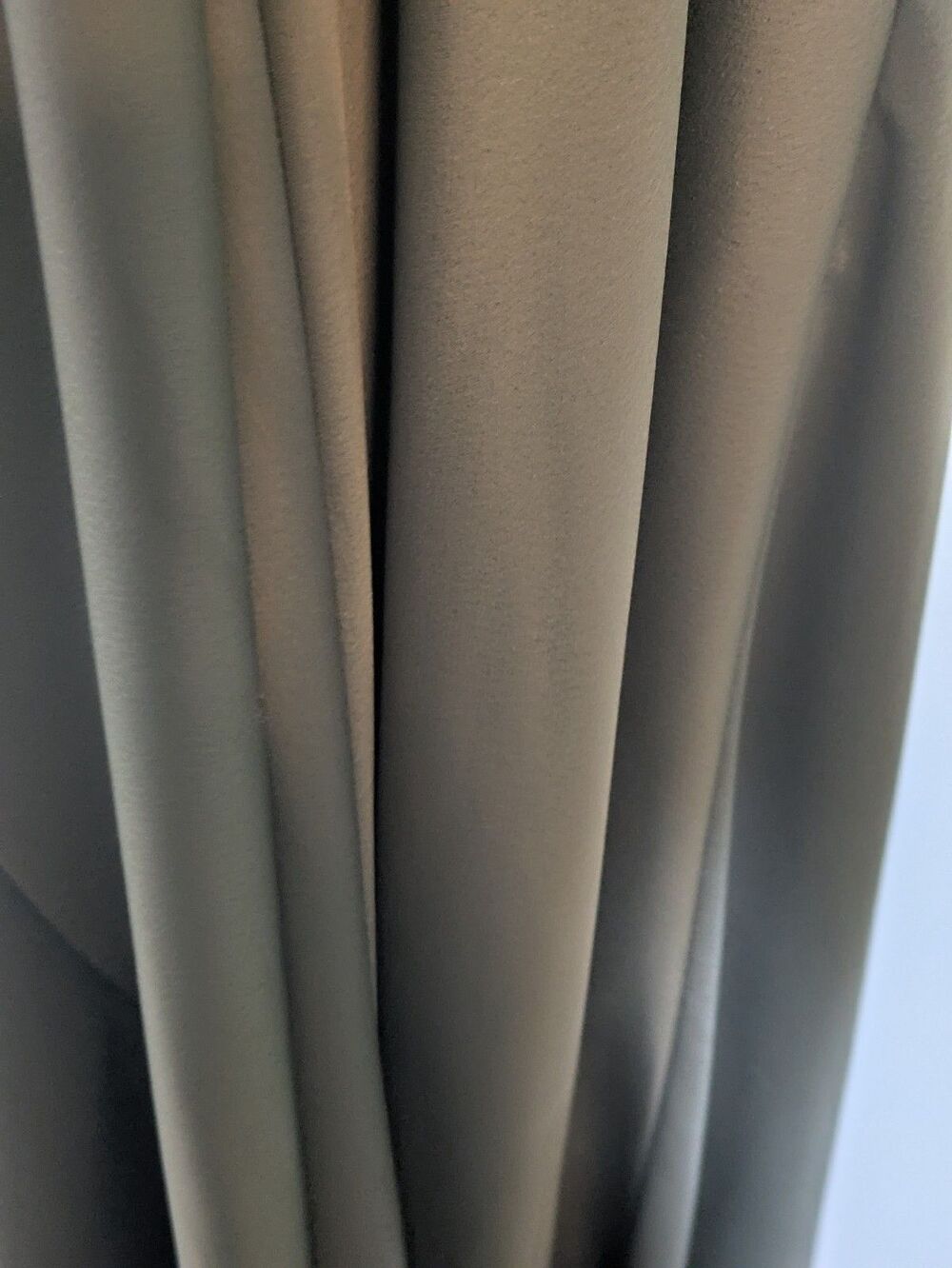 BHLDN - Elsie Straight Neck Satin A-Line Gown Size US 10 Anthropologie - Picture 11 of 11